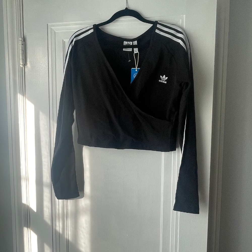 Adidas Cropped Faux Wrap Too